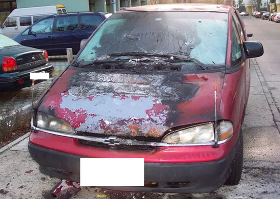 Chevrolet Lumina: Pkw-Brandschaden