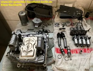 7-Gang-DSG 0AM (VW, Skoda, Audi, Seat): zerlegte Mechatronik