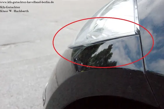 Mercedes A-Klasse: erhöhte Spaltmaße, Fehlsitz der Baugruppe