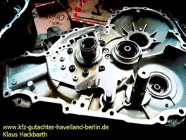 Mercedes-Benz Vaneo 1,7: geöffnetes Getriebegehäuse