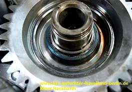 Mercedes-Benz Vaneo 1,7: Lagerstelle im Detail
