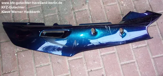 Yamaha GTS 1000 A: abgebaute Heckverkleidung